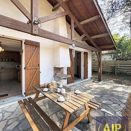 02432-lacanau - Maison Quartier Calme Pour 5 Personnes, 100m Du Mae-1021 *